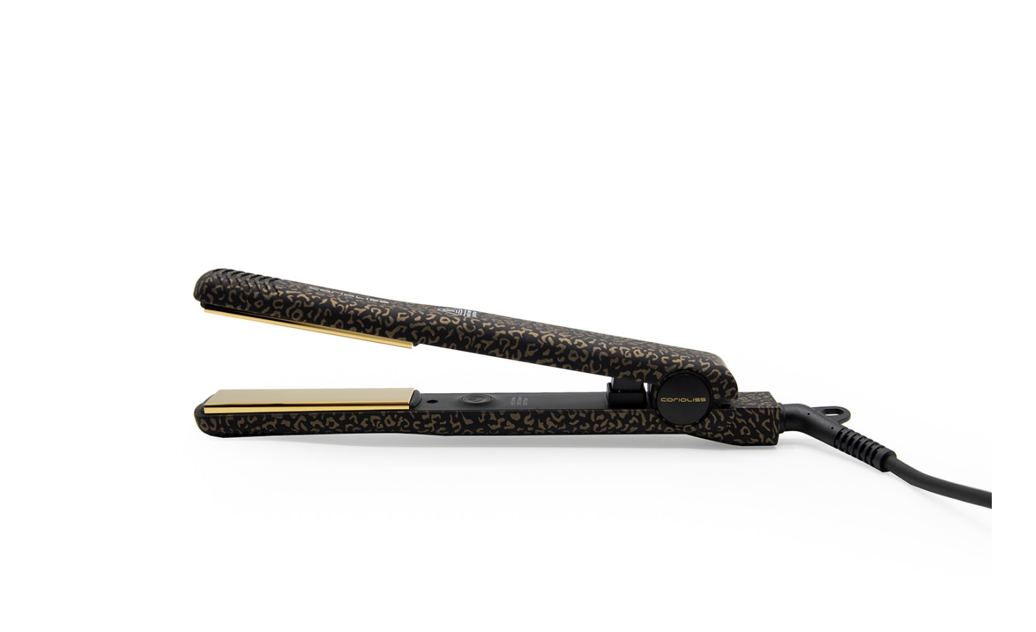 CORIOLISS C STYLE HAIR STRAIGHTENER GOLD LEOPARD SOFT TOUCH